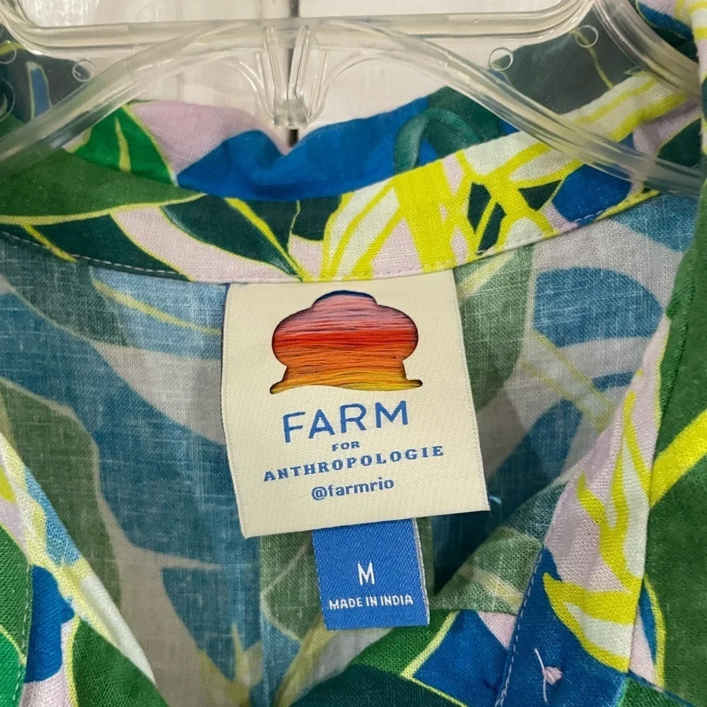 Farm for Anthropologie women’s linen button up